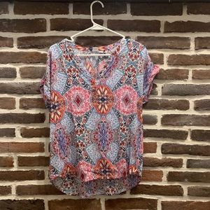 GAP Bright, Patterned Blouse
